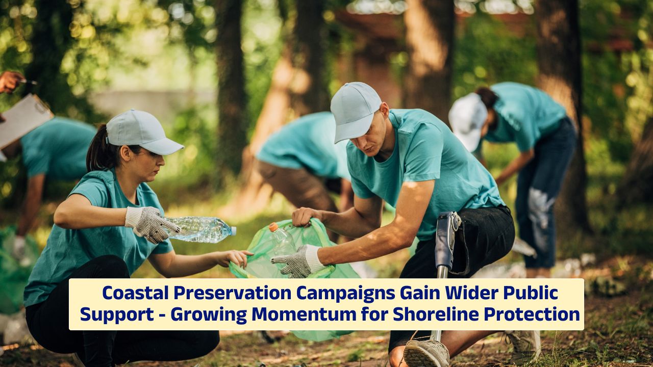 Coastal preservation campaigns attracting broader public support for shoreline protection