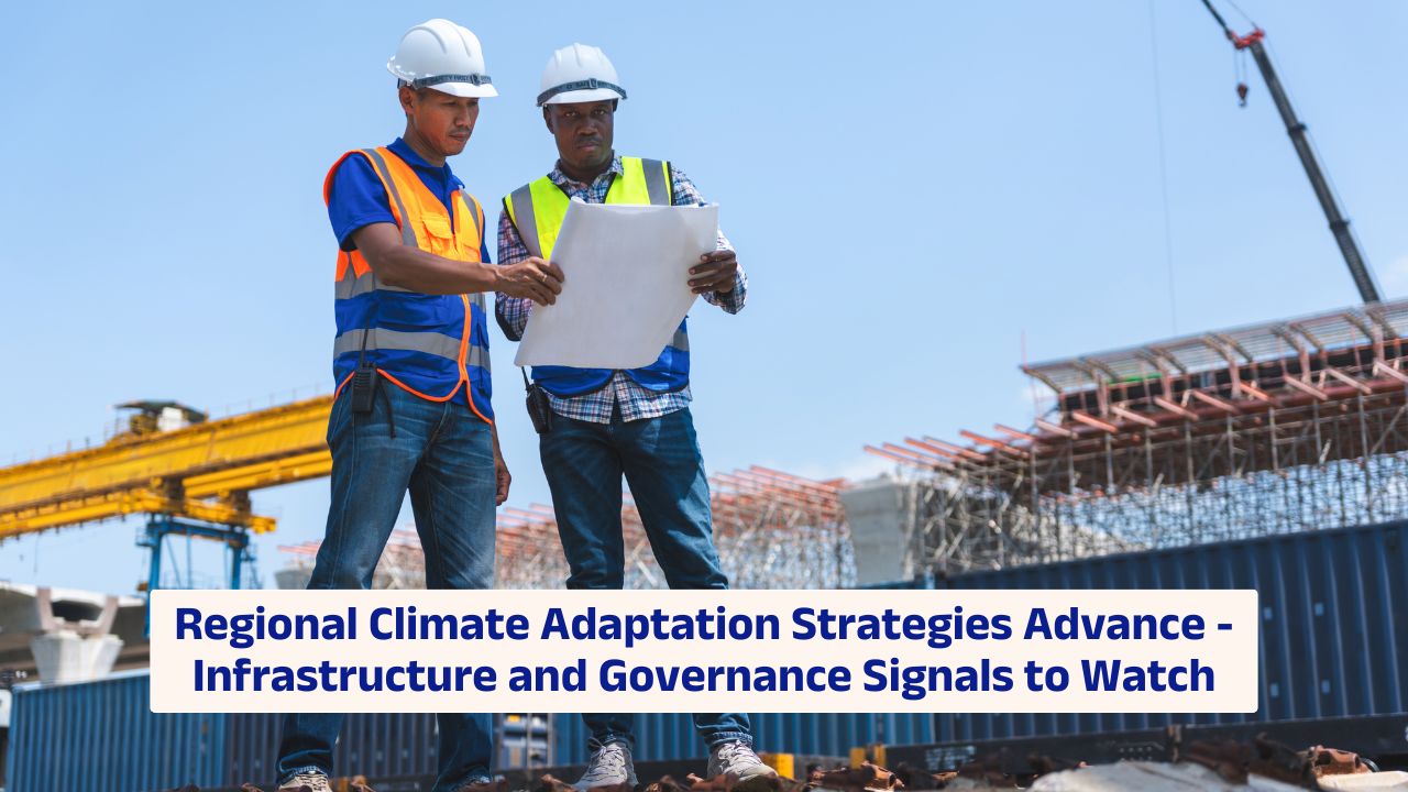 Regional climate adaptation strategies implementation in infrastructure and resilience planning