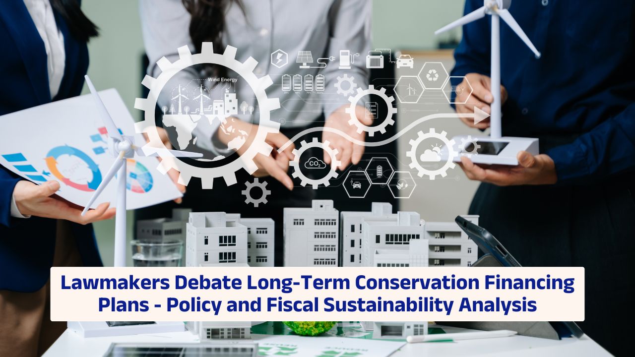 Lawmakers debating long term conservation financing plans and sustainable environmental funding strategies