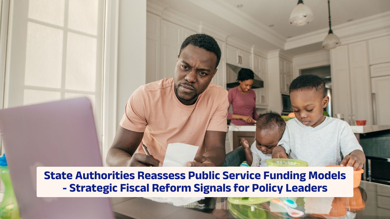State authorities reassessing public service funding models and fiscal policy strategies