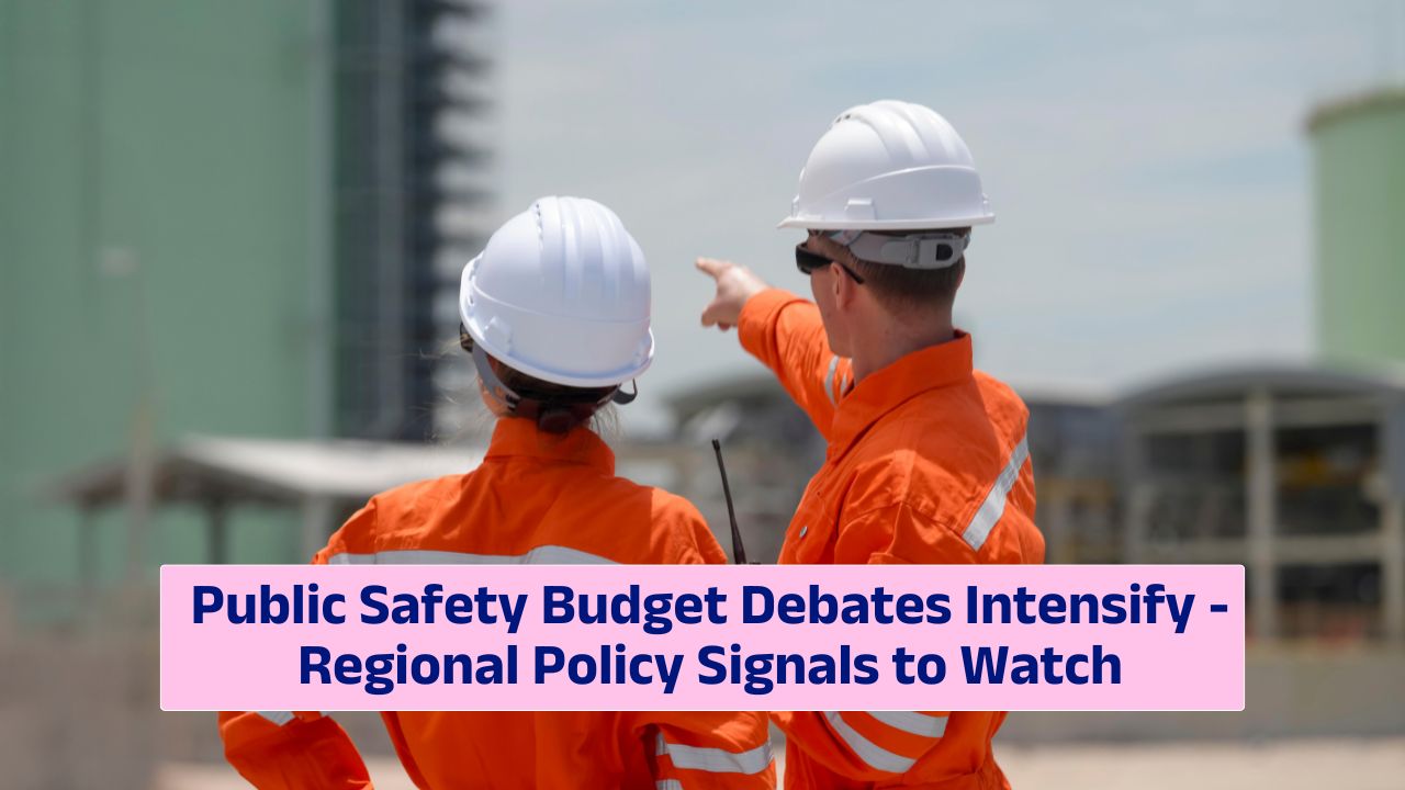 Public safety budget discussions shaping regional governance and emergency response policy