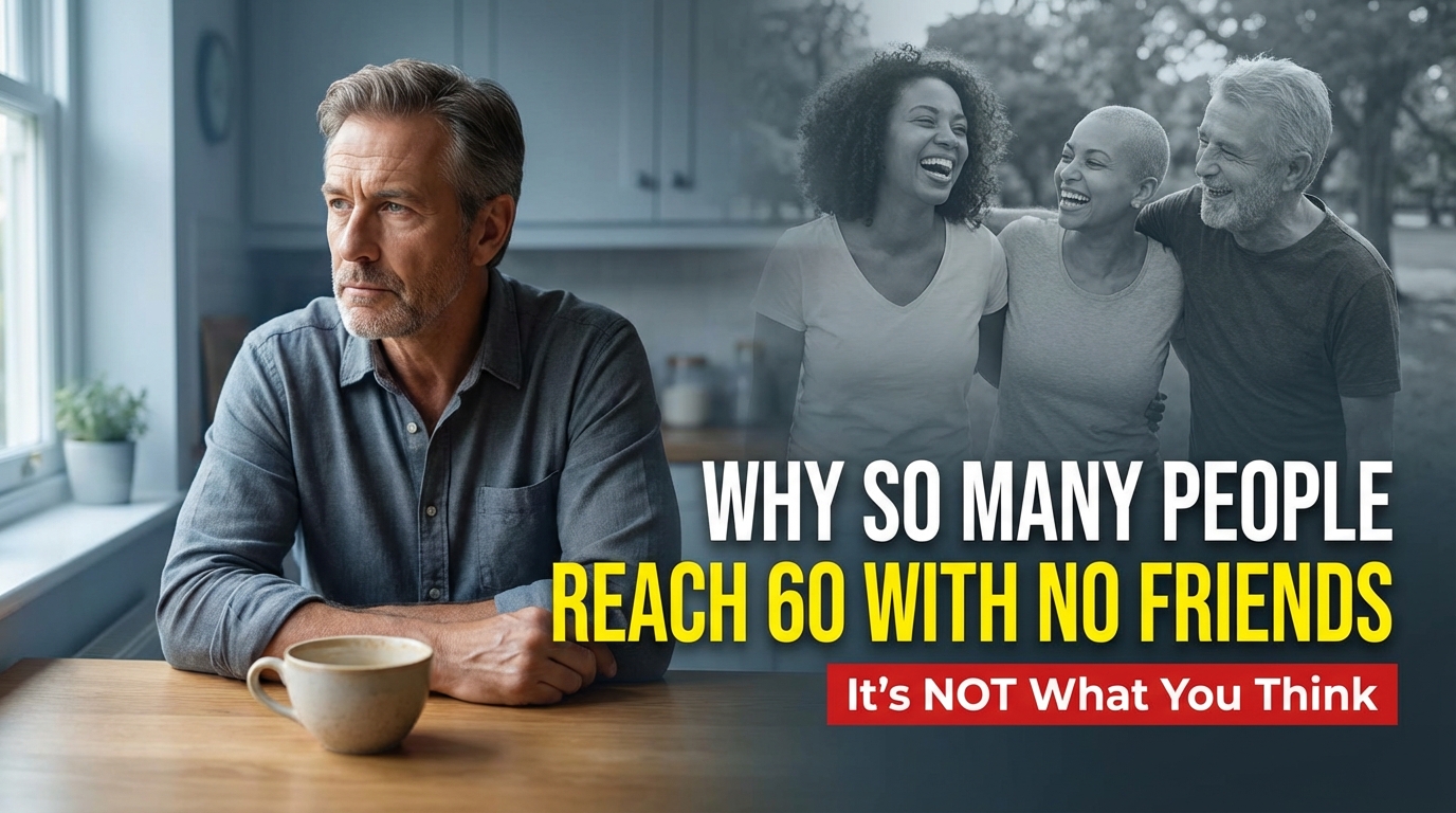 Psychology Reveals Why So Many People Reach Their 60s With No Close Friends